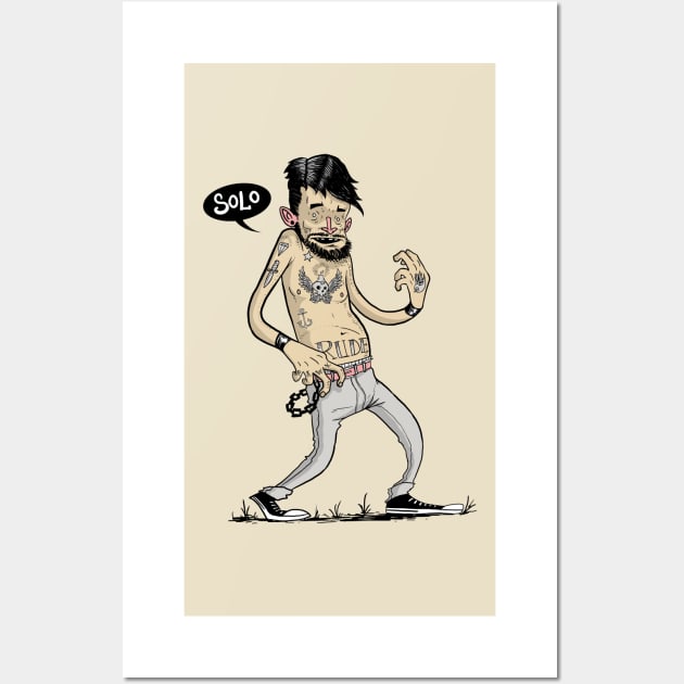 Air Guitar! - Festival tee Wall Art by rudyfaber